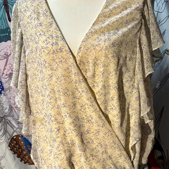 Kayleign Faux Wrap Blouse - Picture 1 of 7